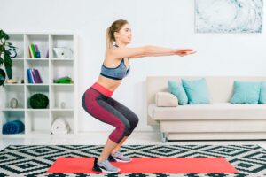 Hip pain when squatting: a coached squat with proper technique