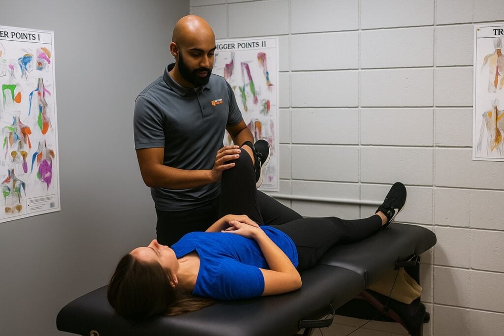 Physical therapy for knee pain at Movement Solutions in Greenville, SC