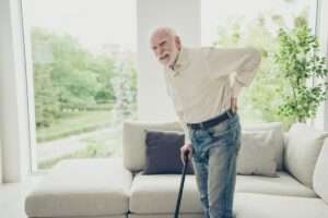 Hip joint affected by arthritis, managed without surgery