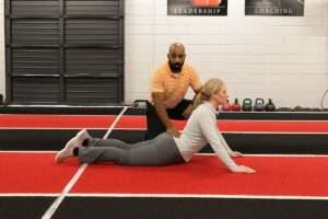 Sciatica exercises for relief demonstrated by a physical therapist