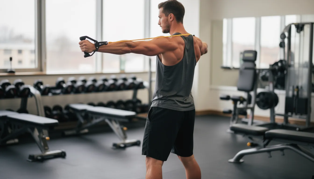 proper shoulder blade positioning